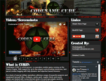 Tablet Screenshot of codenamecure.com